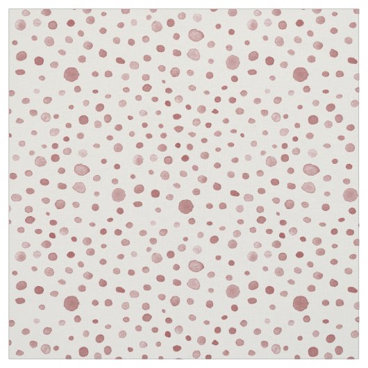 Ruby Confetti Waterverf Stippen Stof (Swatch)