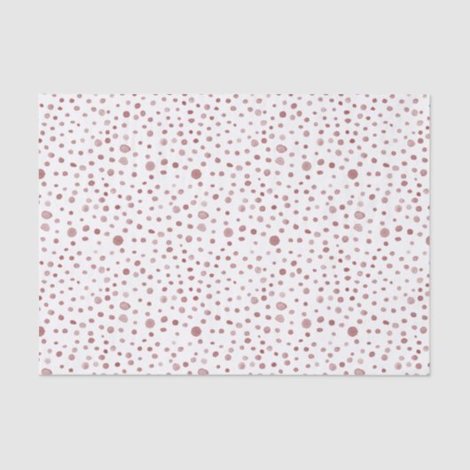 Ruby Confetti Waterverf Stippen Tissue Paper Tissuepapier (Voorkant)