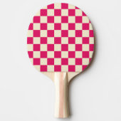 Ruby & Cream Checker Tafeltennisbatje (Voorkant)