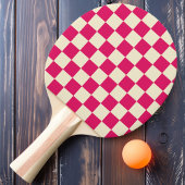 Ruby & Cream Checker Tafeltennisbatje