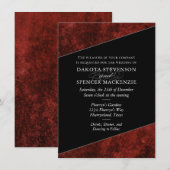 Ruby Crimson Red | Klassieke weddenschappen Kaart (Voorkant / Achterkant)