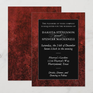 Ruby Crimson Red   Klassieke weddenschappen Kaart