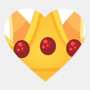 Ruby Crown Hart Sticker