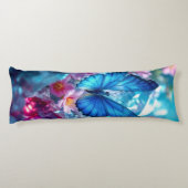 Ruby Crystals Garden Butterfly Lichaamskussen (Achterkant)