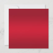 Ruby decoratie 40ste huwelijksverjaardag kaart (Achterkant)