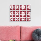 Ruby Diamond Art, Red Canvas Afdruk (Insitu (Woonkamer))