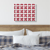 Ruby Diamond Art, Red Canvas Afdruk (Insitu (Slaapkamer))