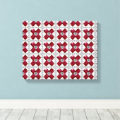 Ruby Diamond Art, Red Canvas Afdruk (Insitu (Houten vloer))
