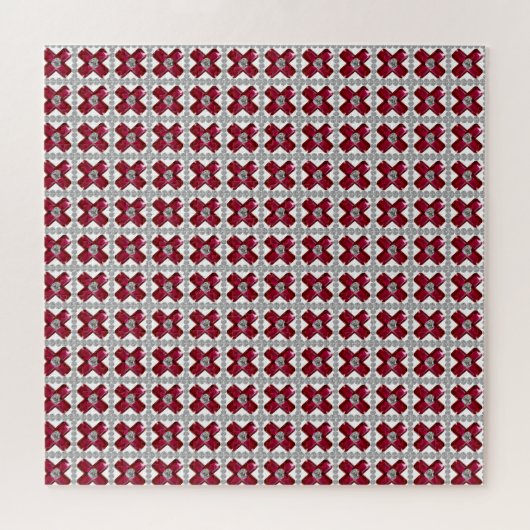 Ruby Diamond Art, Red Legpuzzel (Horizontaal)