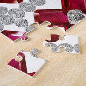 Ruby Diamond Art, Red Legpuzzel (Zijkant)