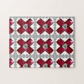 Ruby Diamond Art, Red Legpuzzel (Horizontaal)