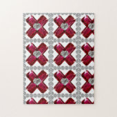 Ruby Diamond Art, Red Legpuzzel (Verticaal)