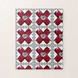 Ruby Diamond Art, Red Legpuzzel