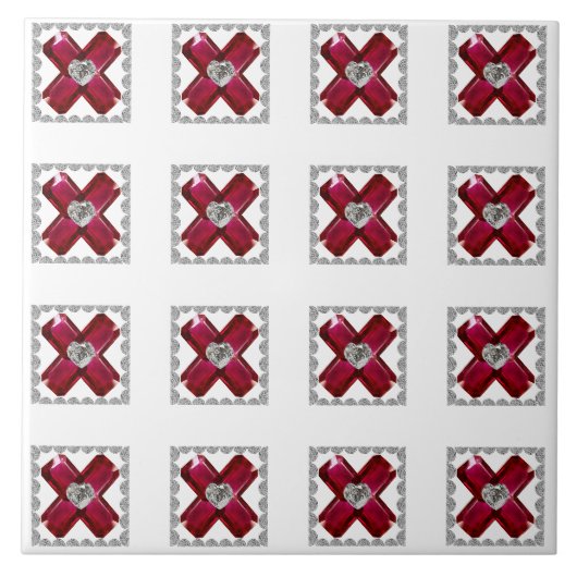 Ruby Diamond Art, Red Tegeltje (Voorkant)