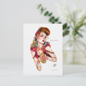 Ruby dinsdag door Elizabeth Austin Briefkaart (Staand voorkant)