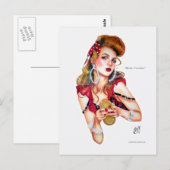 Ruby dinsdag door Elizabeth Austin Briefkaart (Voorkant / Achterkant)