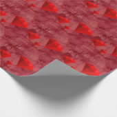 Ruby edelstenen. Sieradencadeau Cadeaupapier (Hoek)