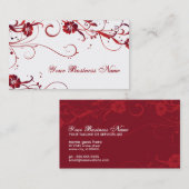 ruby elegance visitekaartje (Voorkant / Achterkant)