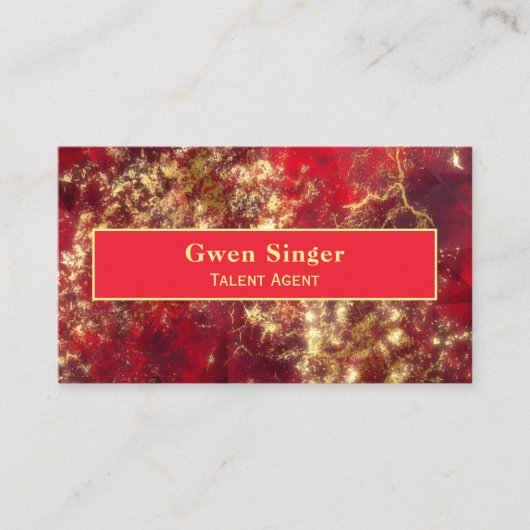 Ruby en Gold Visitekaartje (Voorkant)