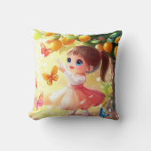 Ruby en het citroenboomkussen kussen (Voorkant)