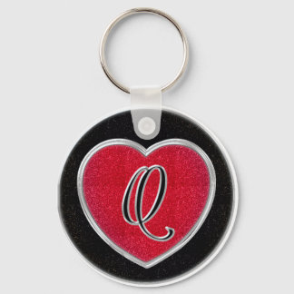 Ruby en Onyx Monogram Sleutelhanger