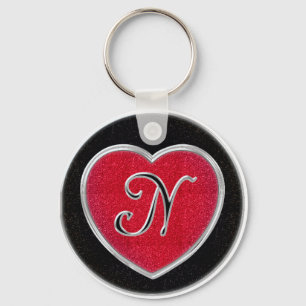 Ruby en Onyx Monogram Sleutelhanger