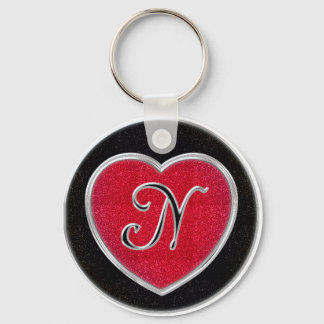 Ruby en Onyx Monogram Sleutelhanger