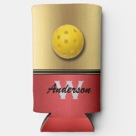 Ruby en rode kleuren met Monogram & Naam Koeler