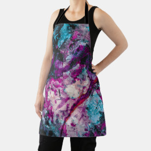 Ruby en Sapphire Crystal Geode Abstract Schort