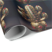 Ruby Encrusted Saguaro  Cadeaupapier (Rol Hoek)