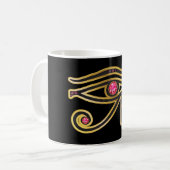Ruby Eye of Ra in Gold Mok (Voorkant links)