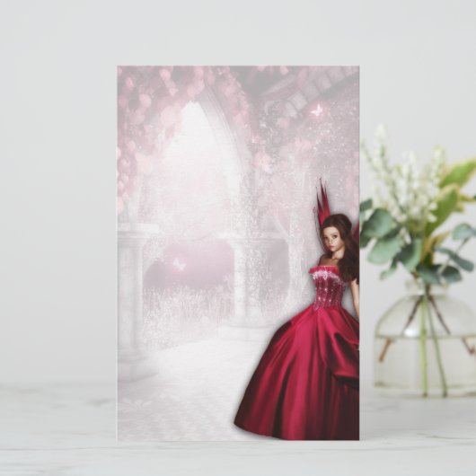 Ruby Fairy Stationery Briefpapier (Staand voorkant)