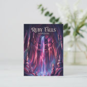 Ruby Falls Tennessee Briefkaart (Staand voorkant)