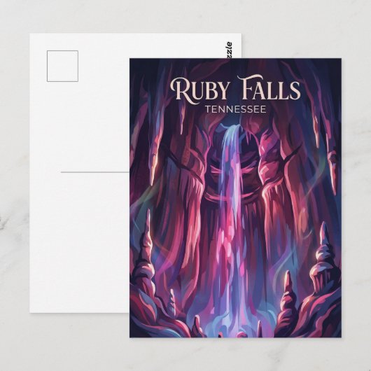Ruby Falls Tennessee Briefkaart (Voorkant / Achterkant)