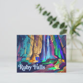 Ruby Falls Tennessee Briefkaart (Staand voorkant)