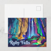 Ruby Falls Tennessee Briefkaart (Voorkant / Achterkant)