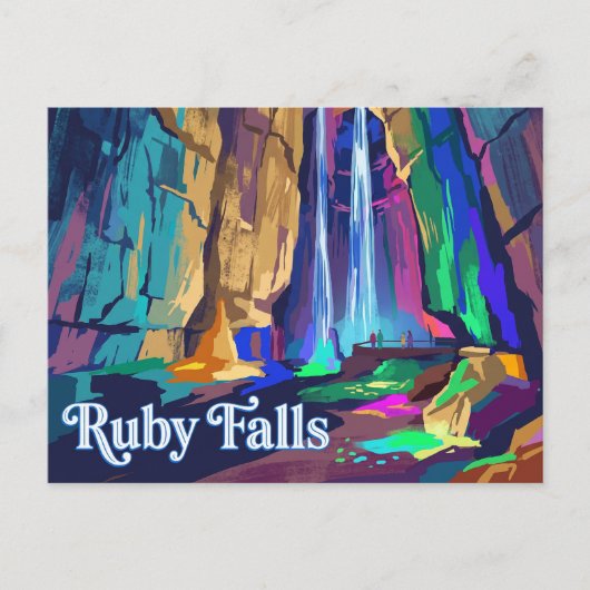 Ruby Falls Tennessee Briefkaart (Voorkant)