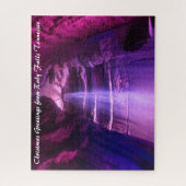 Ruby Falls Tennessee. Kerstgroeten Legpuzzel (Verticaal)