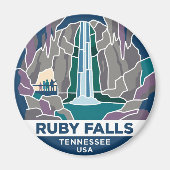 Ruby Falls USA Magneet (Voorkant)