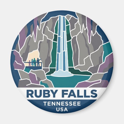 Ruby Falls USA Magneet (Voorkant)