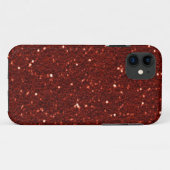 Ruby Faux Glitter Hoesje-Mate iPhone 5 Hoesje (Achterkant (horizontaal))