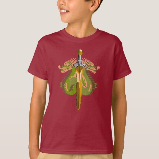 Ruby Flame Dragon Sigil T-shirt (Voorkant)