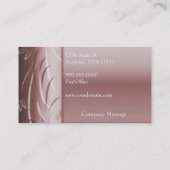 Ruby Floral Visitekaartje (Achterkant)