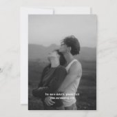 Ruby Foto Moderne Trouw Save The Date (Achterkant)