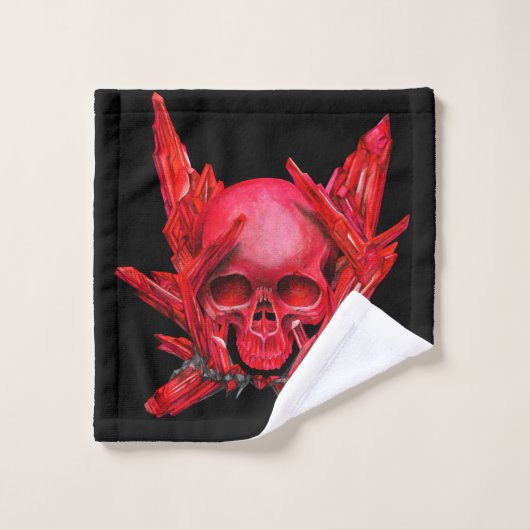 Ruby GEM-schedel Bad Handdoek (Wasdoekje)