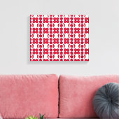 Ruby Gemstone Art, Red Canvas Afdruk (Insitu (Woonkamer))