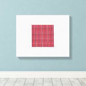 Ruby Gemstone Art, Red Canvas Afdruk (Insitu (Houten vloer))
