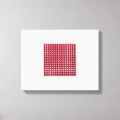 Ruby Gemstone Art, Red Canvas Afdruk (Voorkant)