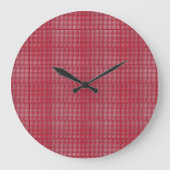 Ruby Gemstone Art, Red Grote Klok (Voorkant)