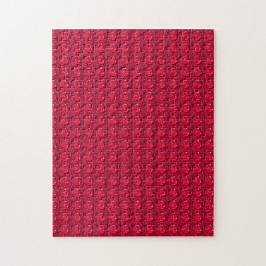 Ruby Gemstone Art, Red Legpuzzel (Verticaal)